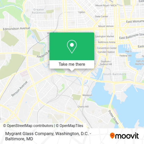 Mygrant Glass Company map