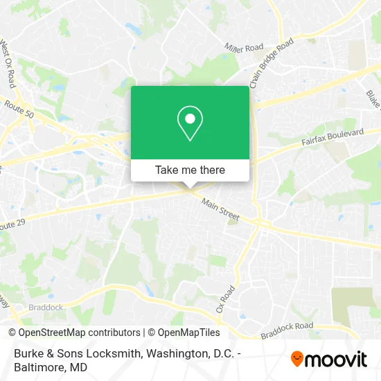 Burke & Sons Locksmith map