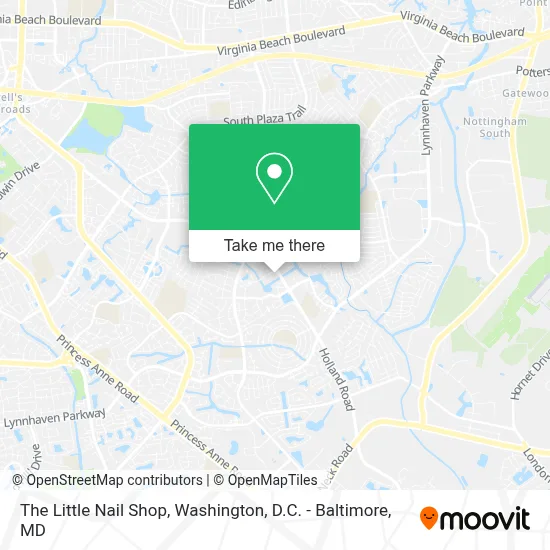 The Little Nail Shop map