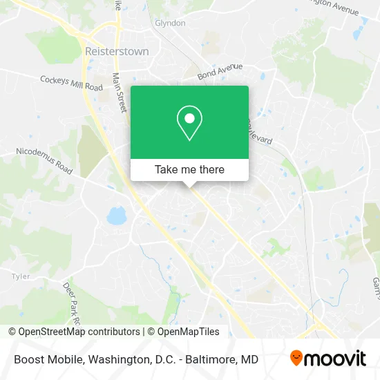 Boost Mobile map
