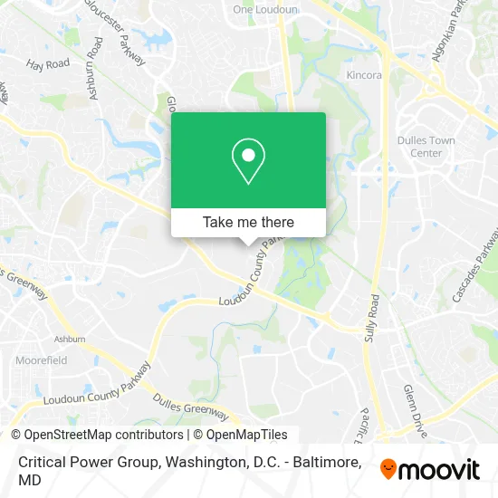 Critical Power Group map