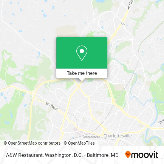 A&W Restaurant map