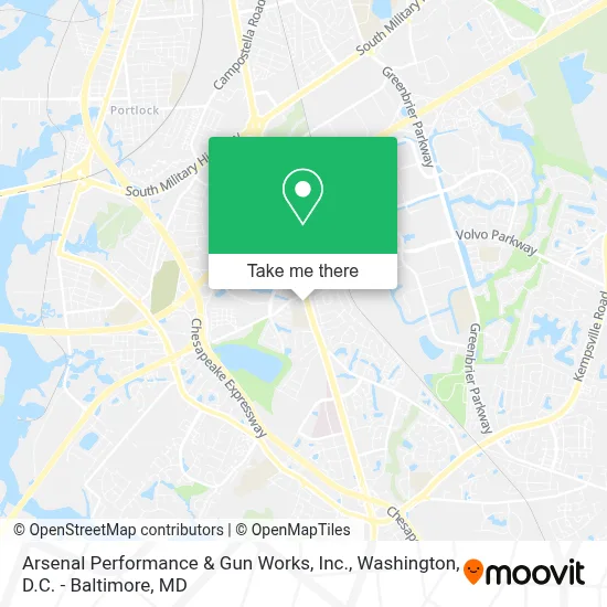 Arsenal Performance & Gun Works, Inc. map
