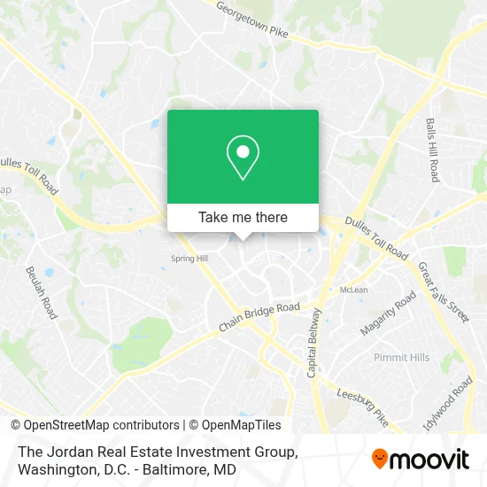 The Jordan Real Estate Investment Group map