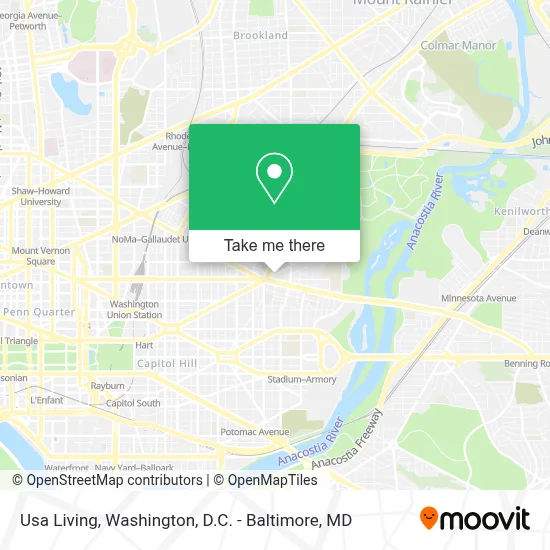Usa Living map