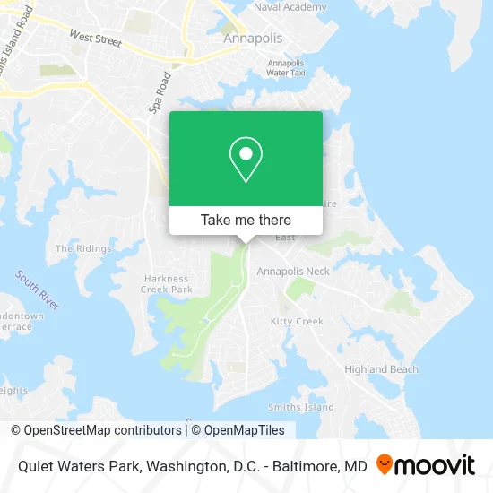 Quiet Waters Park map