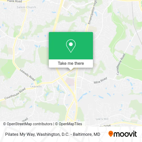 Pilates My Way map