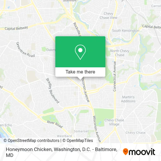 Honeymoon Chicken map