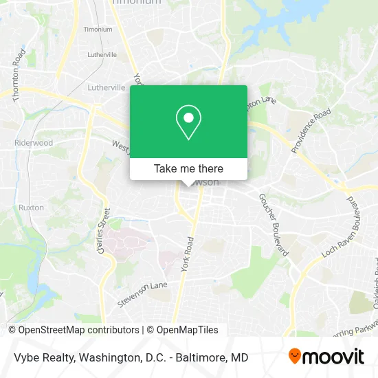 Vybe Realty map
