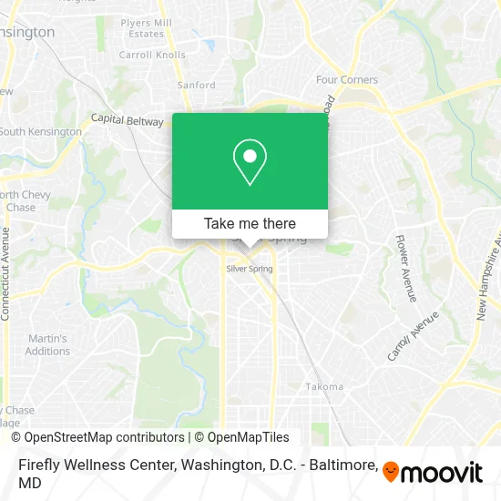 Firefly Wellness Center map