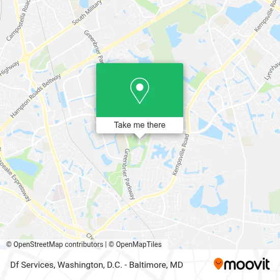 Df Services map