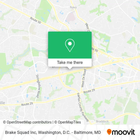 Brake Squad Inc map
