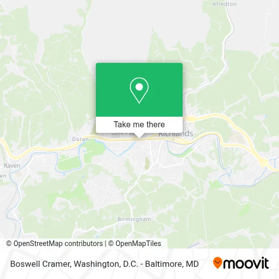 Boswell Cramer map