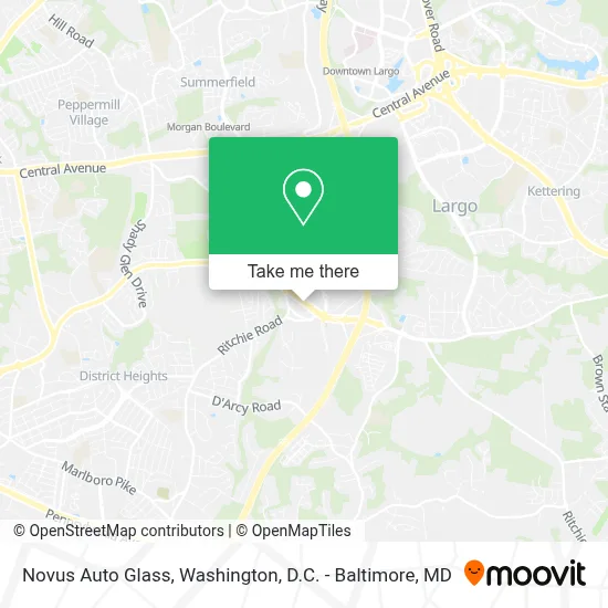 Novus Auto Glass map