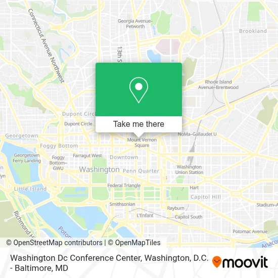 Washington Dc Conference Center map