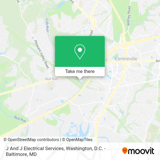 J And J Electrical Services map