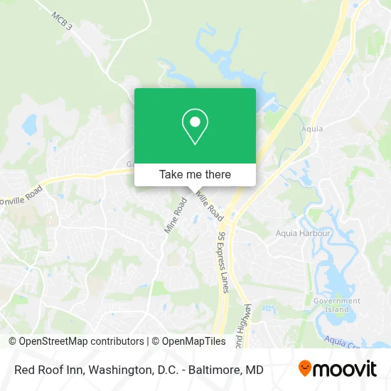 Red Roof Inn map
