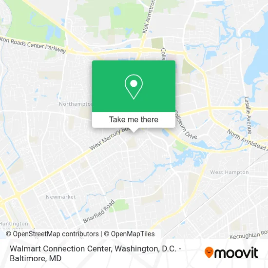 Walmart Connection Center map