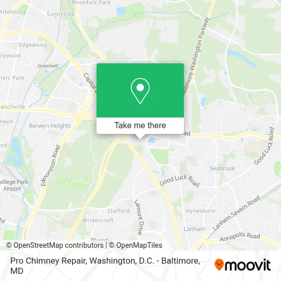 Pro Chimney Repair map