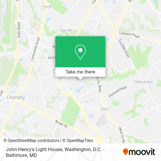 John Henry's Light House map