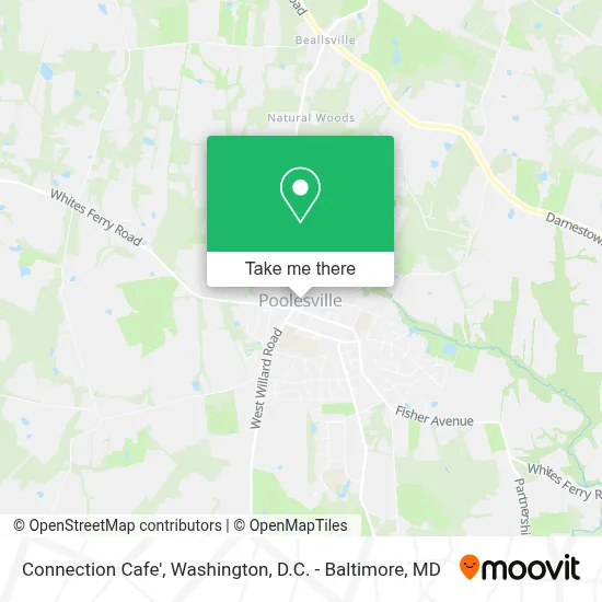 Connection Cafe' map