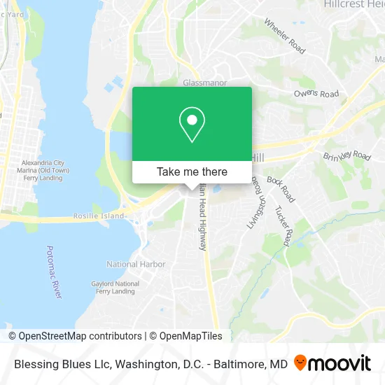 Blessing Blues Llc map