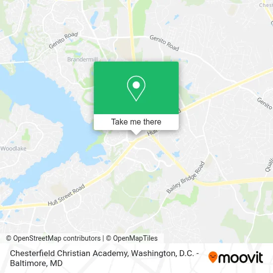 Chesterfield Christian Academy map