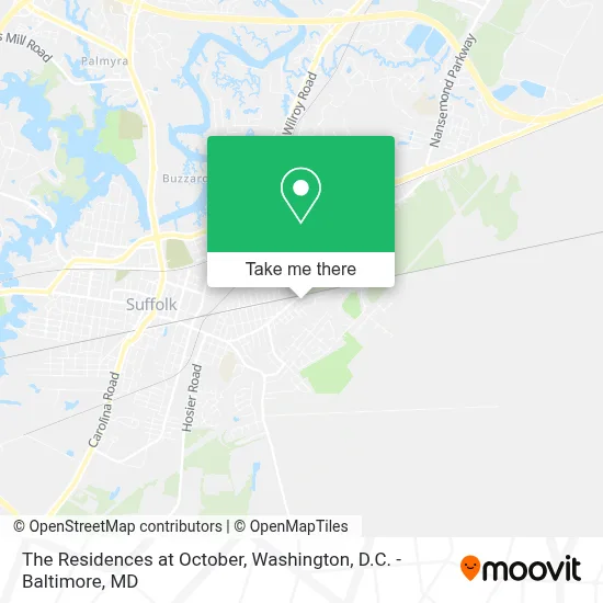 The Residences at October map