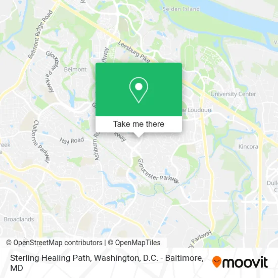 Sterling Healing Path map
