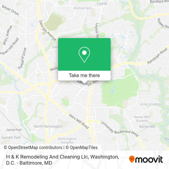 H & K Remodeling And Cleaning Llc map