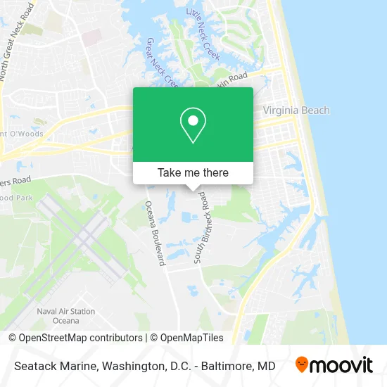 Seatack Marine map