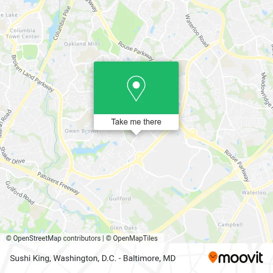 Sushi King map