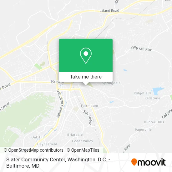 Slater Community Center map