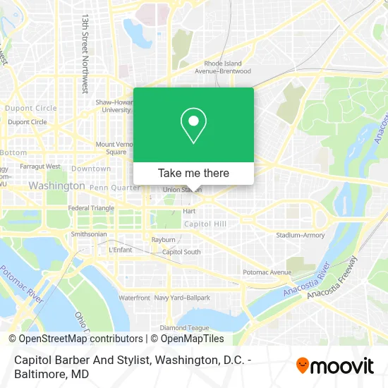 Capitol Barber And Stylist map