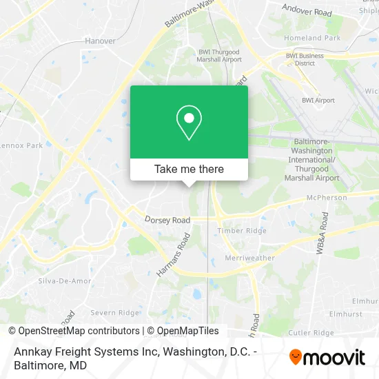 Annkay Freight Systems Inc map