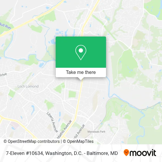 7-Eleven #10634 map
