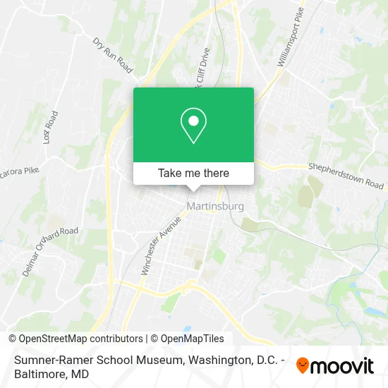 Sumner-Ramer School Museum map