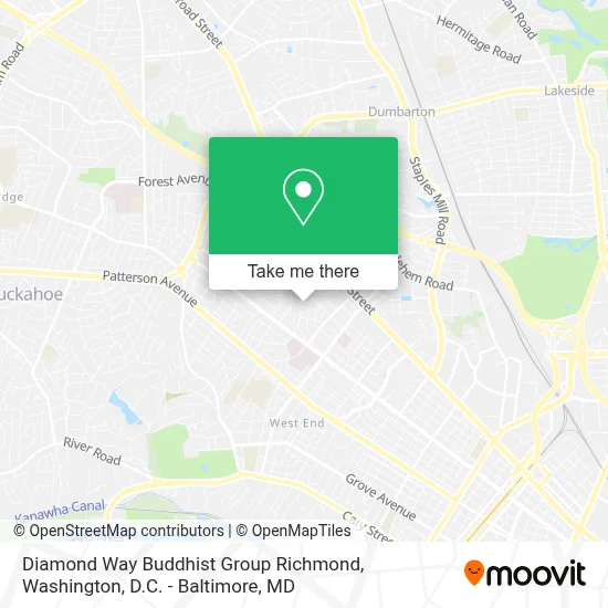 Diamond Way Buddhist Group Richmond map
