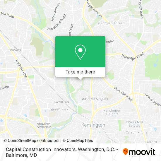 Capital Construction Innovators map