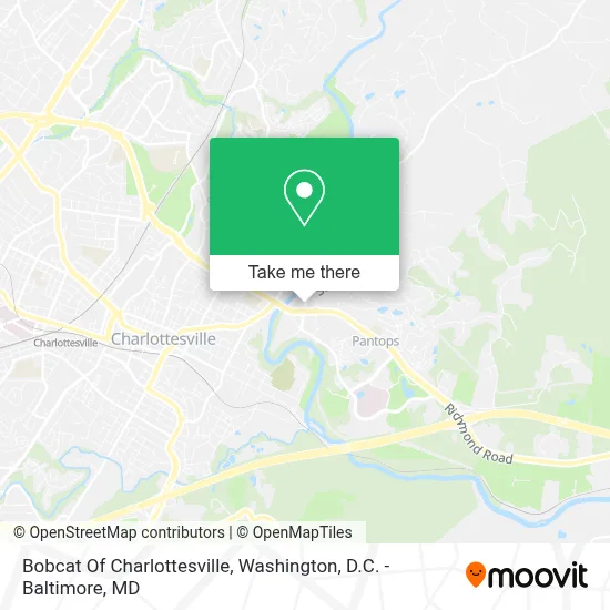 Bobcat Of Charlottesville map