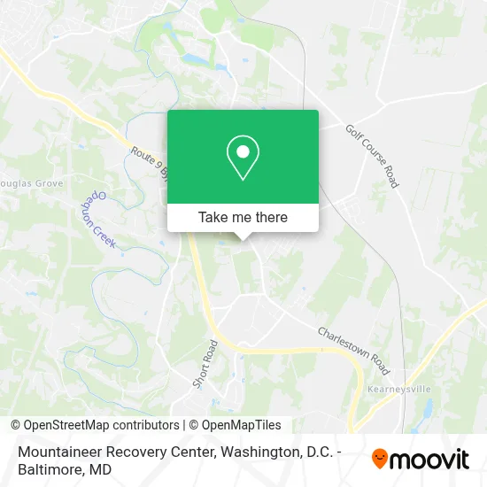 Mountaineer Recovery Center map