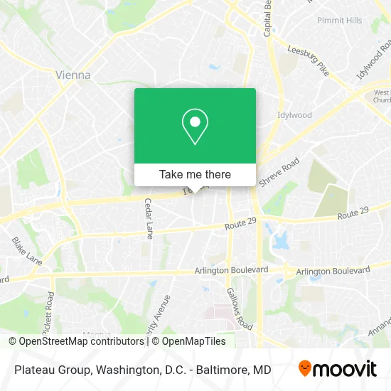 Plateau Group map