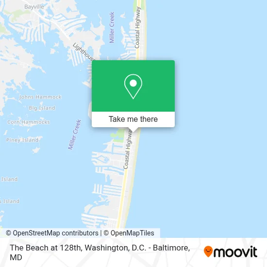 The Beach at 128th map