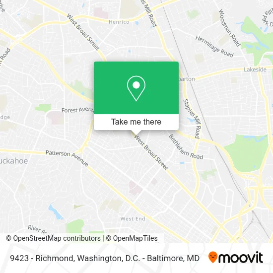 9423 - Richmond map