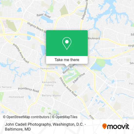 John Cadell Photography map