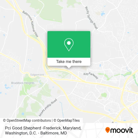 Pci Good Shepherd -Frederick, Maryland map