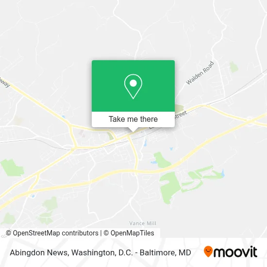 Abingdon News map