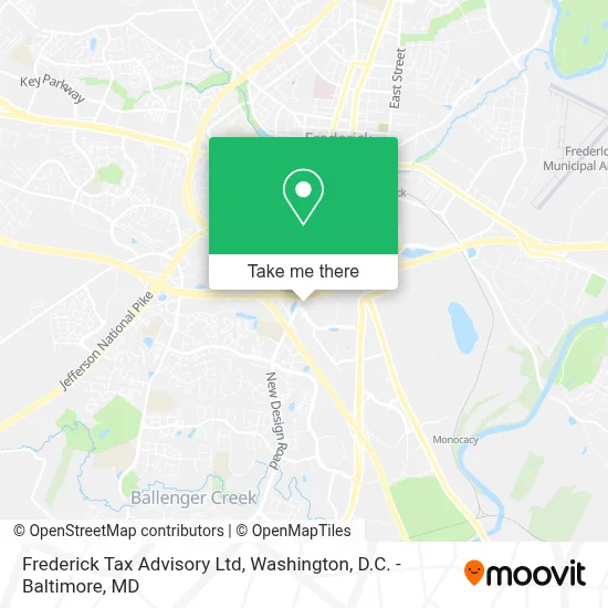Frederick Tax Advisory Ltd map