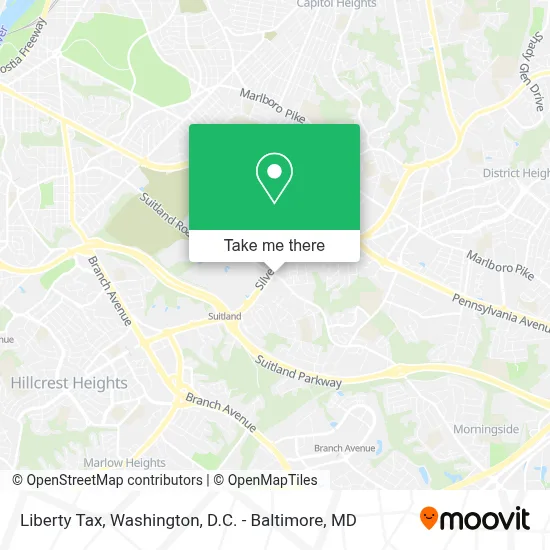 Liberty Tax map