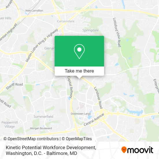 Kinetic Potential Workforce Development map